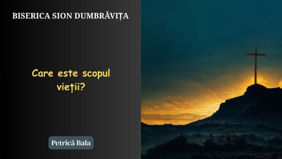 care este scopul vietii