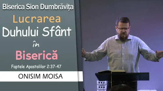 lucrarea duhului sfant in biserica